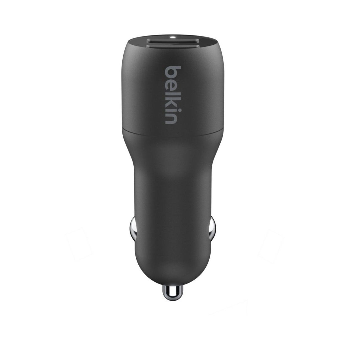 Chargeur 24W 2xUSB-A/USB-C 1m noir noir, BELKIN