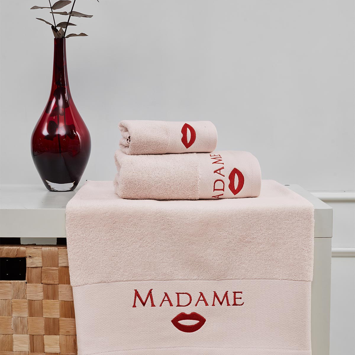 Serviette de toilette MADAME pétale, SENSEI MAISON