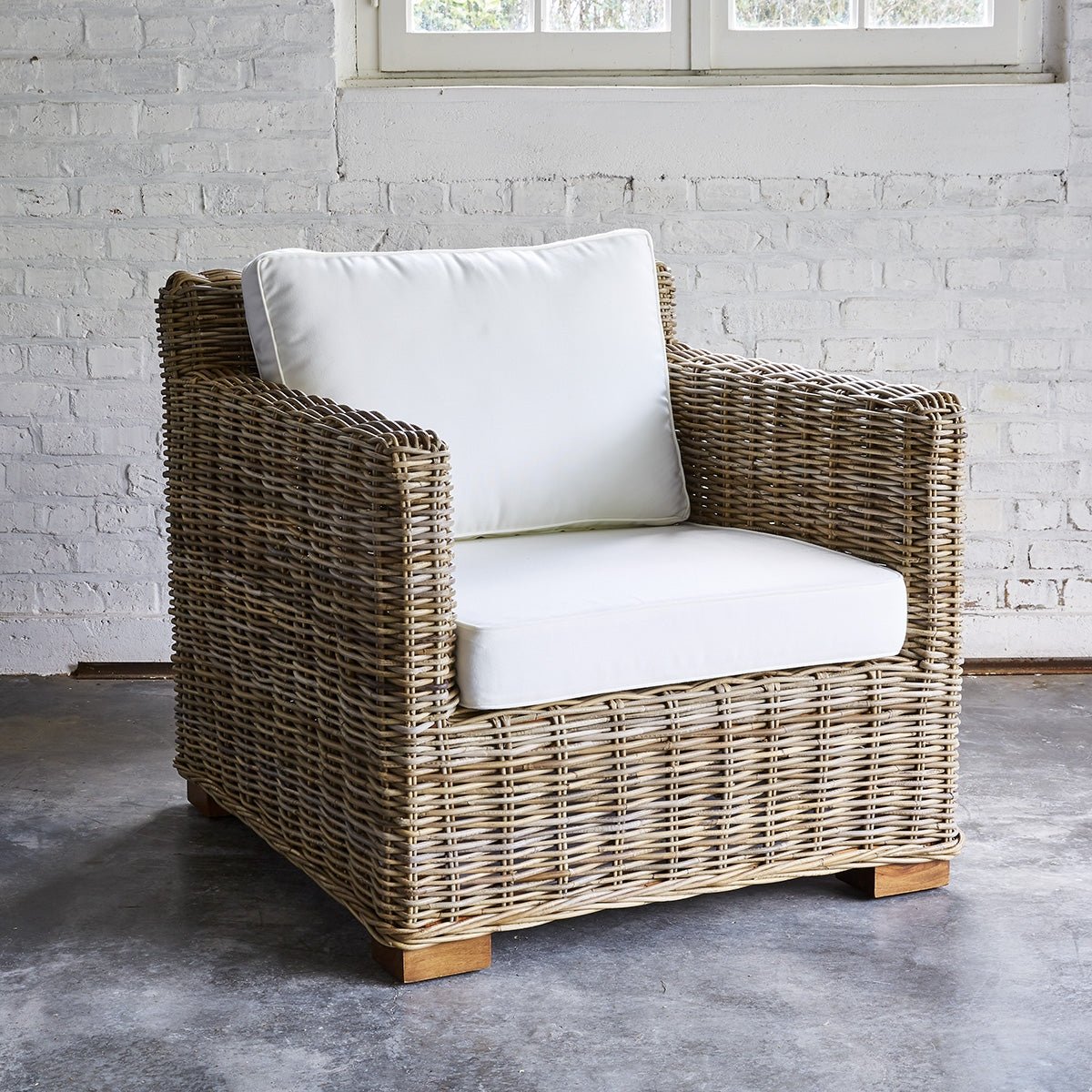 Fauteuil de jardin en kubu MUSA naturel, BERAH GETAH