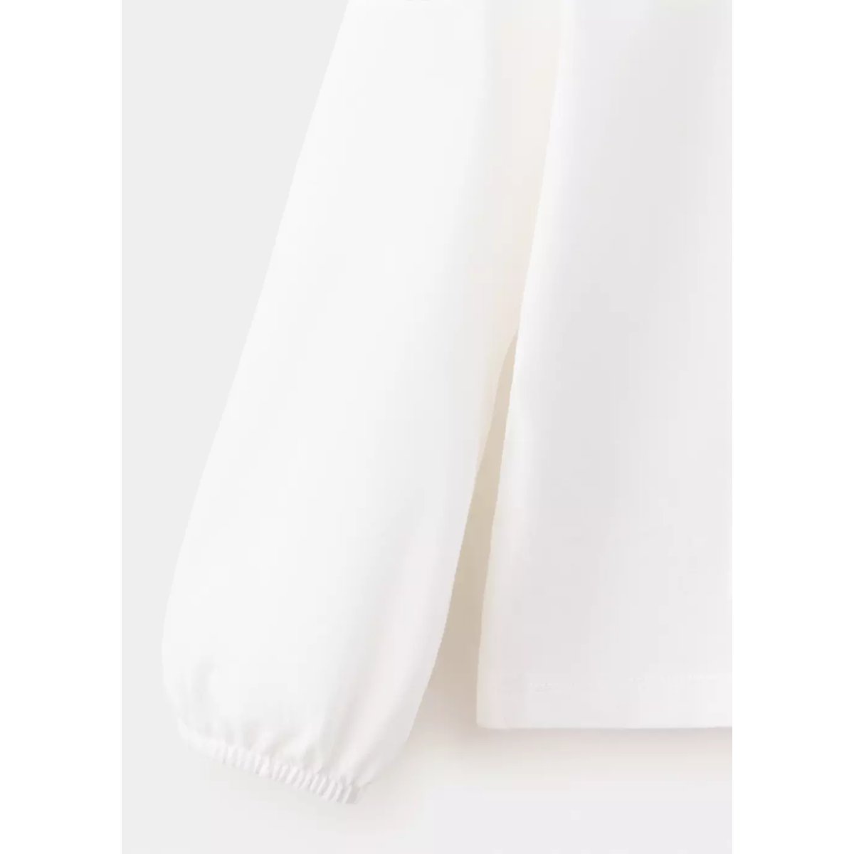 T-shirt col Claudine blanc cassé, MANGO BABY
