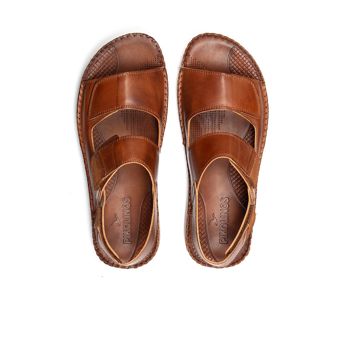 Sandales plates cuir Tarifa cuero, PIKOLINOS