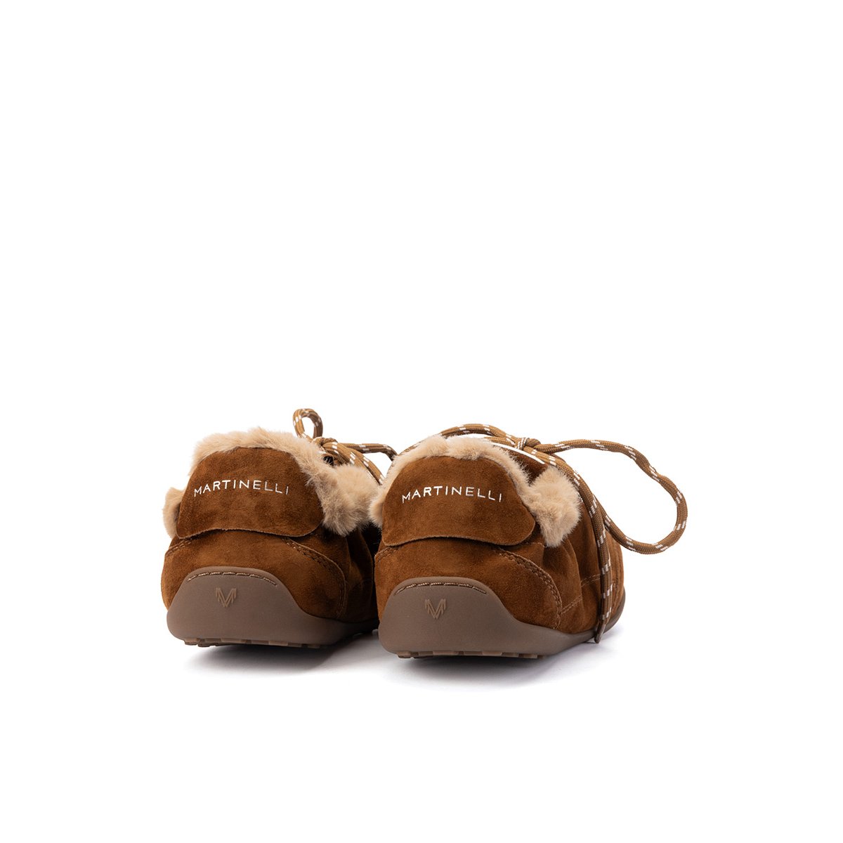Baskets cuir Bellechase tabaco, MARTINELLI