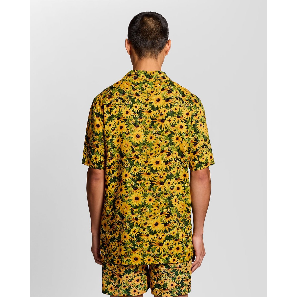 Chemise resort floral graphique jaune super, LYLE & SCOTT