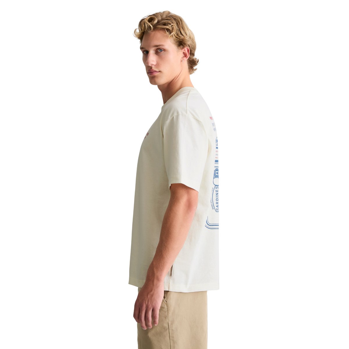 T-shirt Crayfish Capsule avec impression dans le dos blanc, MARC O’POLO DENIM