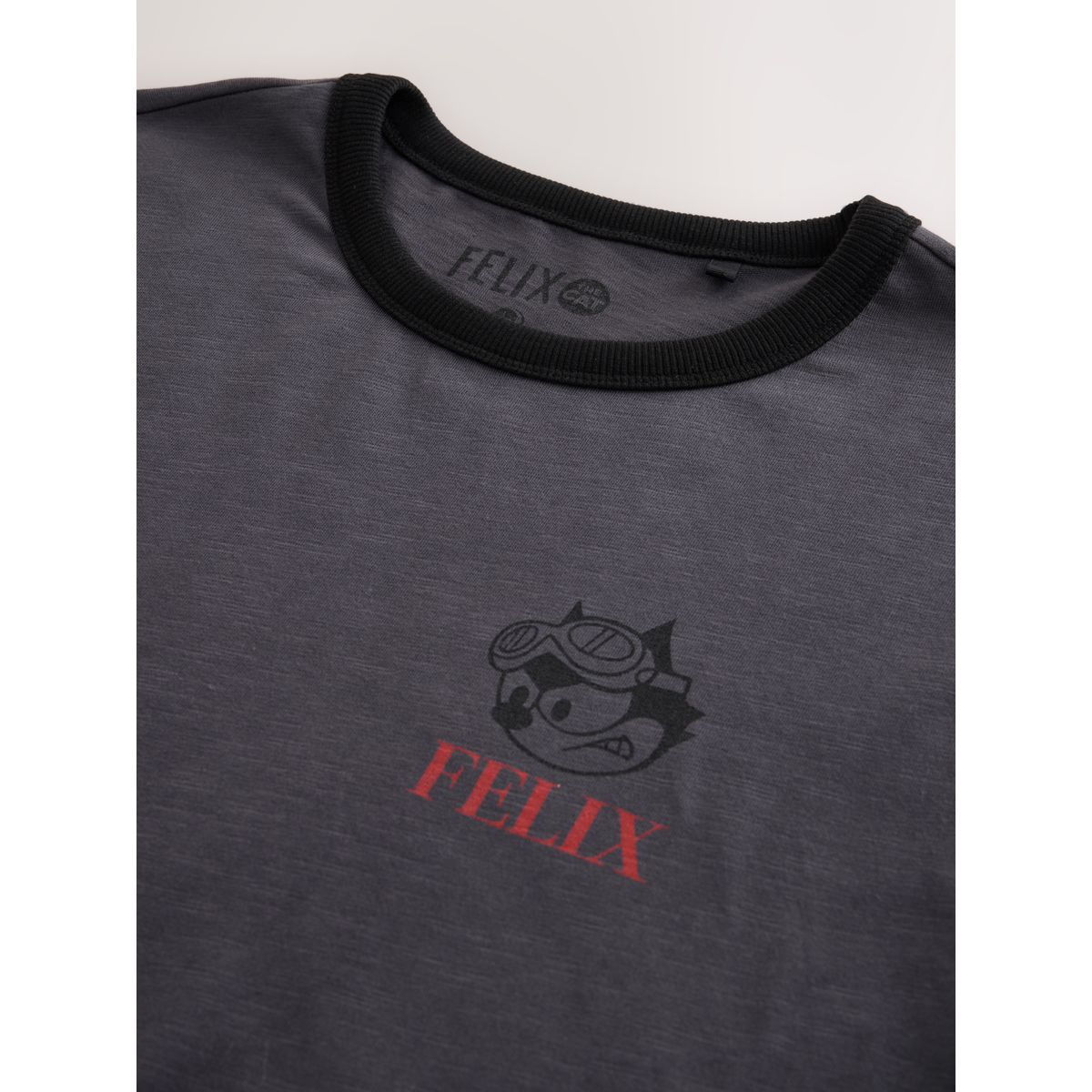 T-shirt graphique à bord contrastant grey felix, NEXT