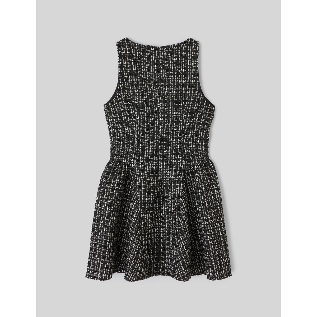 Robe en tweed noir, BZB
