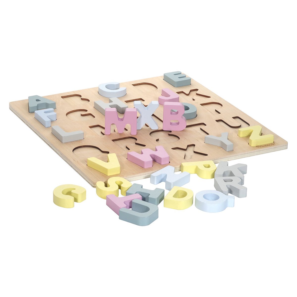 Jeu' de'eveil - Puzzle ABC Hanna couleur unique, KINDSGUT