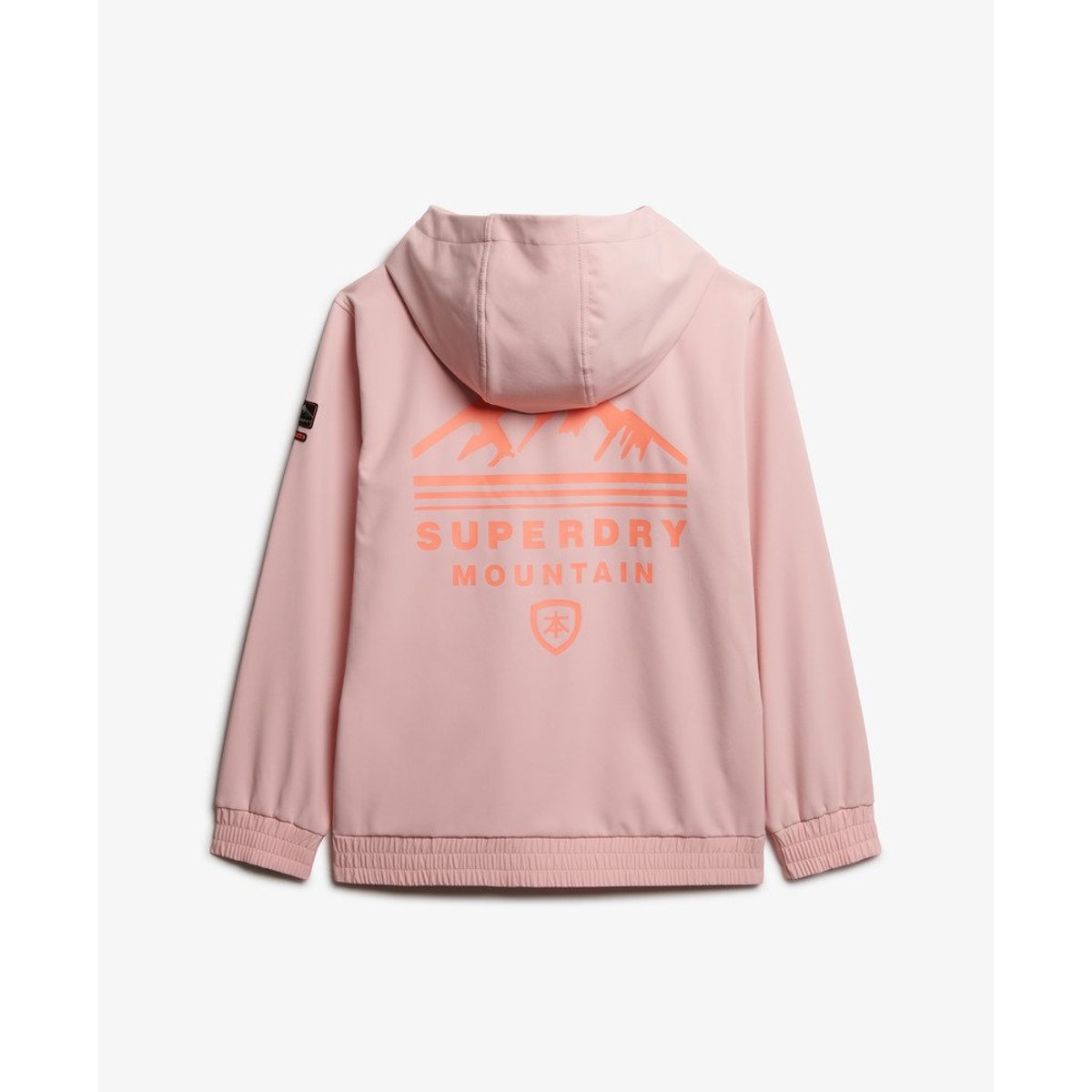 Sweat à capuche Softshell Ski Freestyle rose mat, SUPERDRY