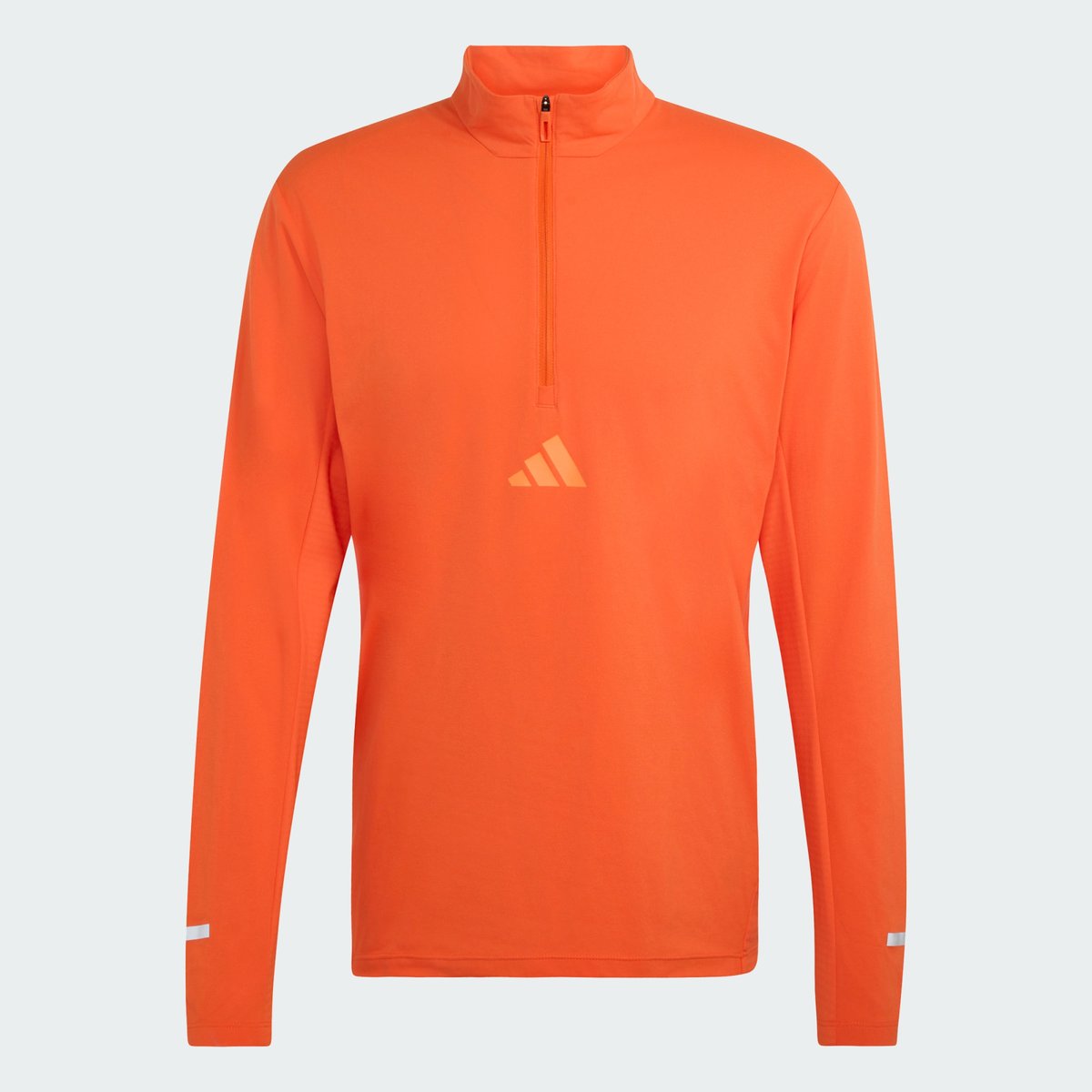 T-Shirt Manches Longues Demi-Zip Terrex Xperior semi impact orange, adidas Performance