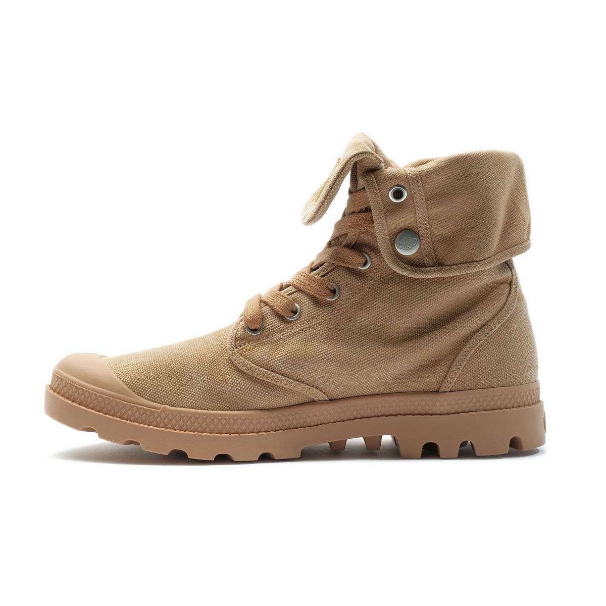 Baskets montantes à revers Baggy camel, PALLADIUM