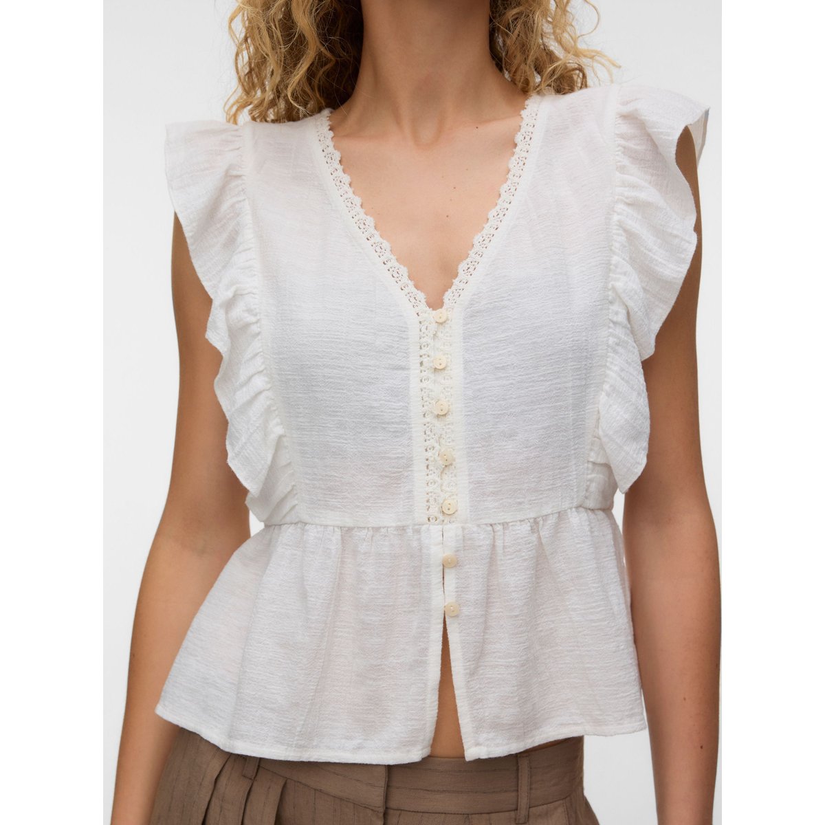 Top snow white, VERO MODA