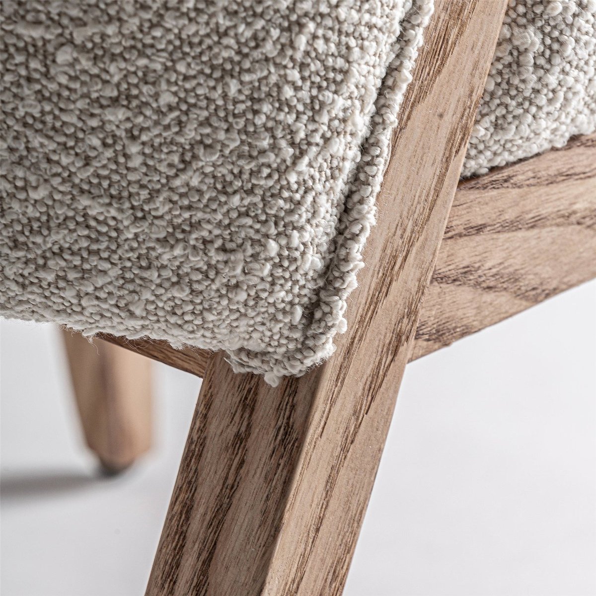 Chaise contemporaine en bois de pin marron bois naturel, RECOLLECTION