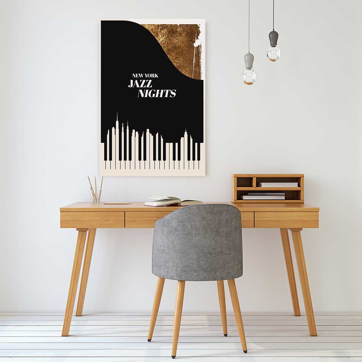 Tableau jazz night tableau alu dibond, HEXOA