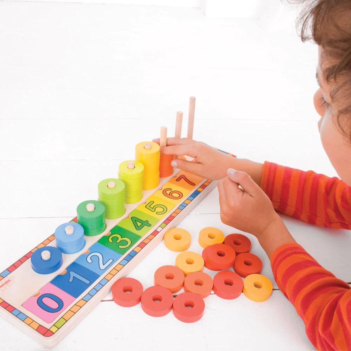 Jeu pour apprendre à compter beige, BIGJIGS