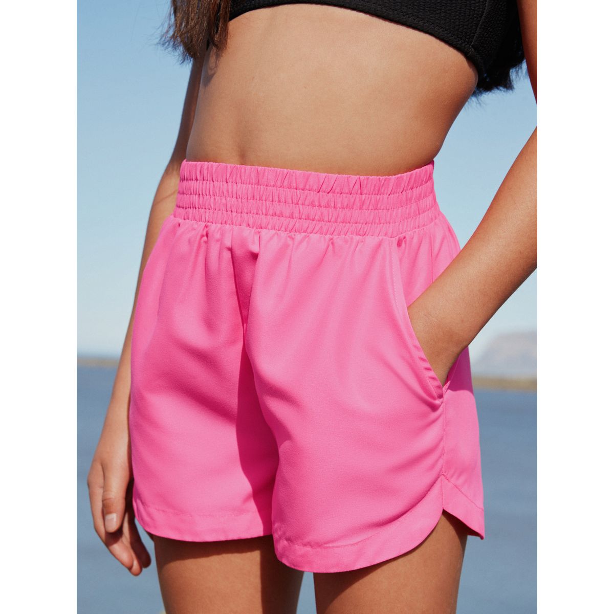 Short de plage rose corail, NEXT