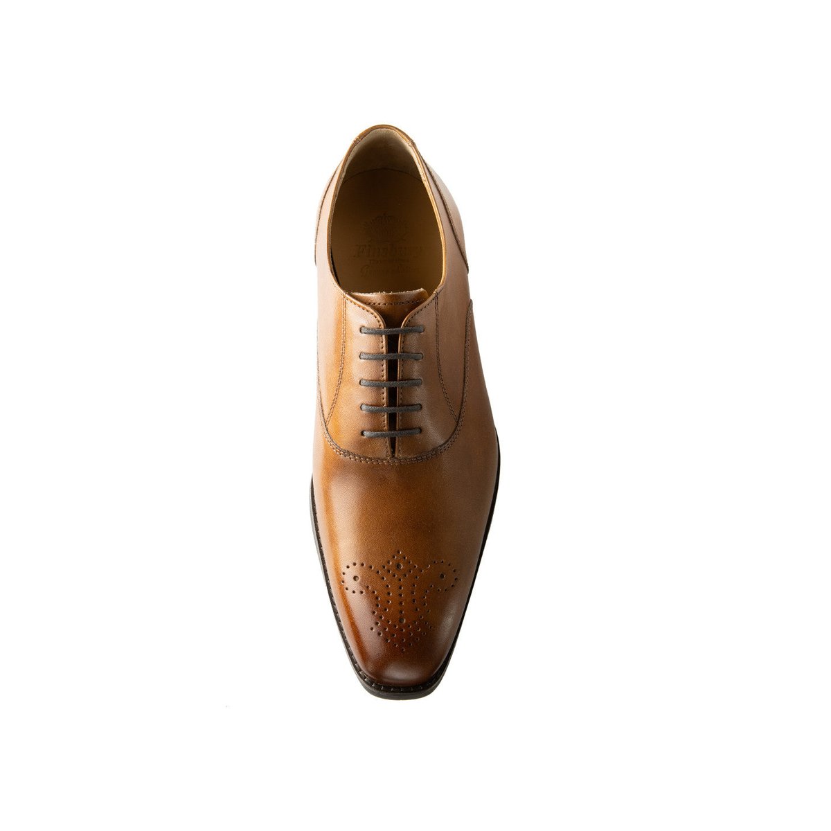 Richelieu JERSEY marron patiné, FINSBURY