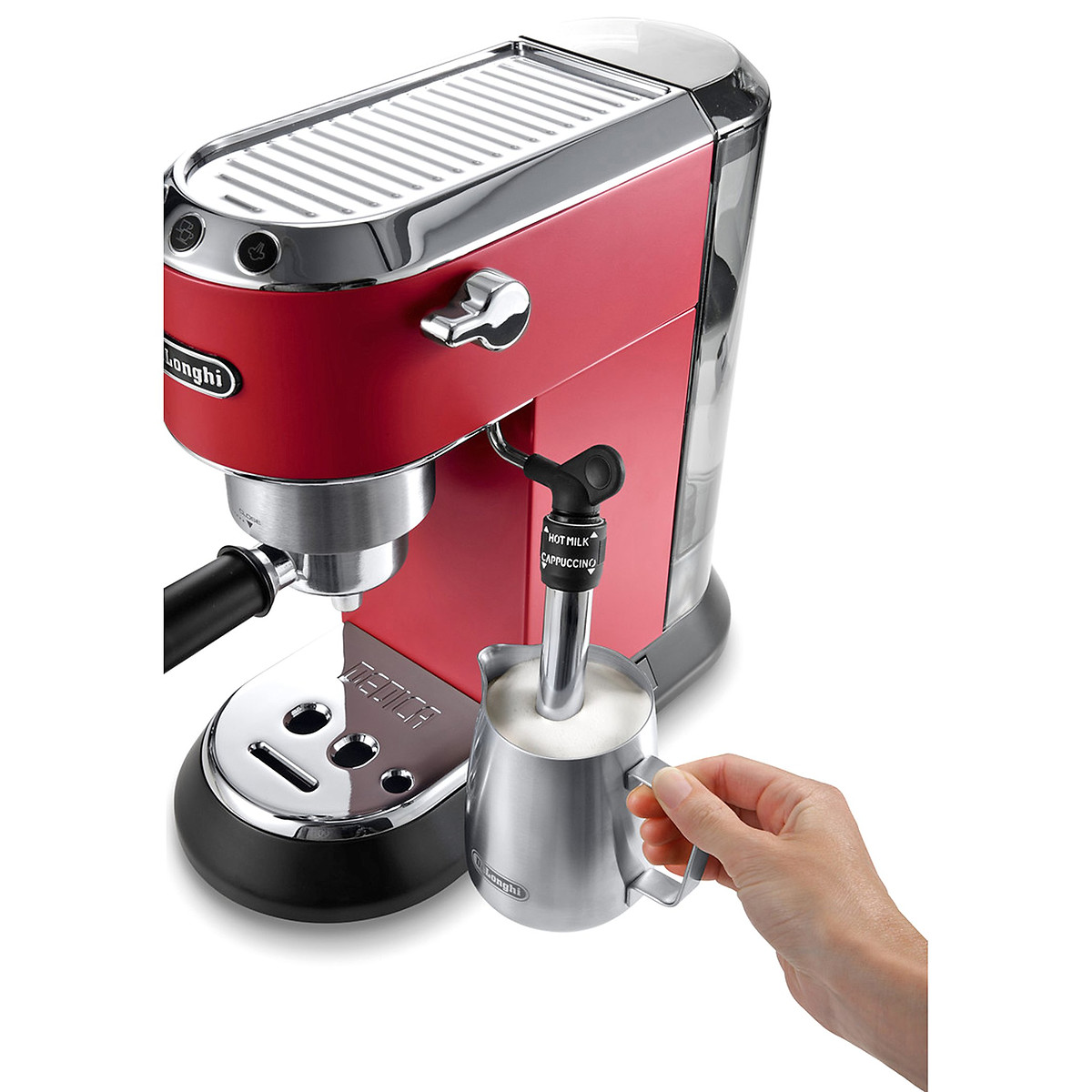 Expresso pompe ultra-compacte Dedica EC695.R rouge, DELONGHI