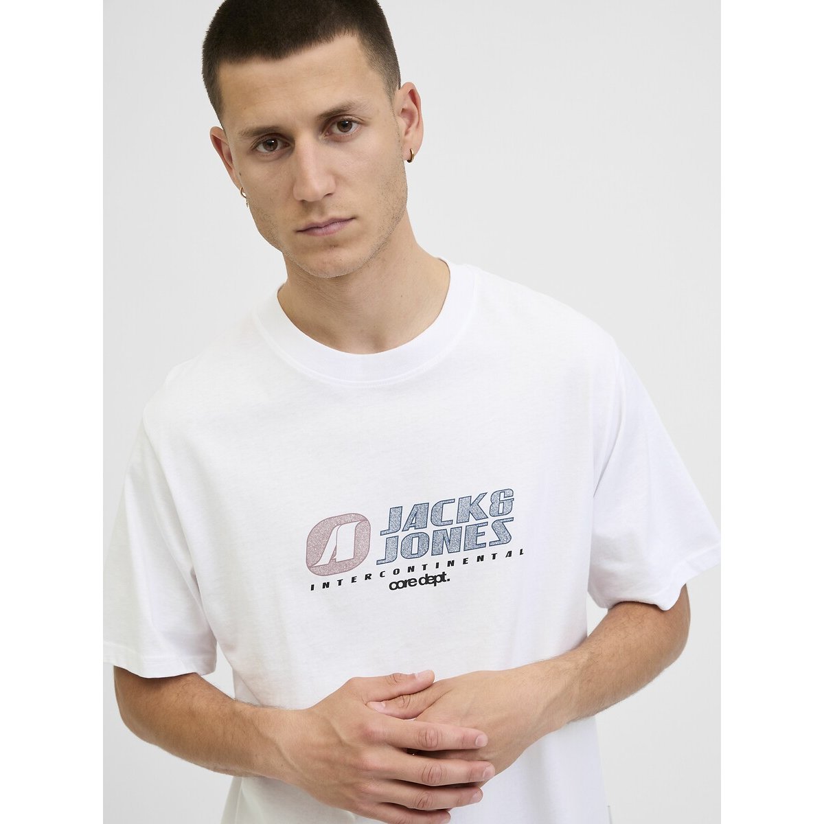 Crew Neck T-Shirt white, JACK & JONES