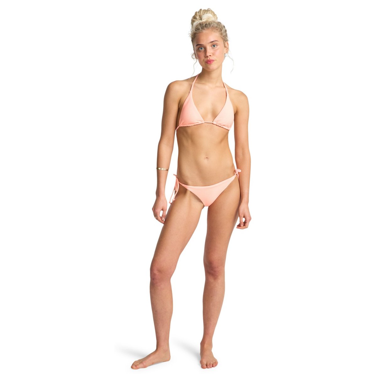 Bas de maillot de bain à couvrance échancrée TANLINES rose peach tart, BILLABONG
