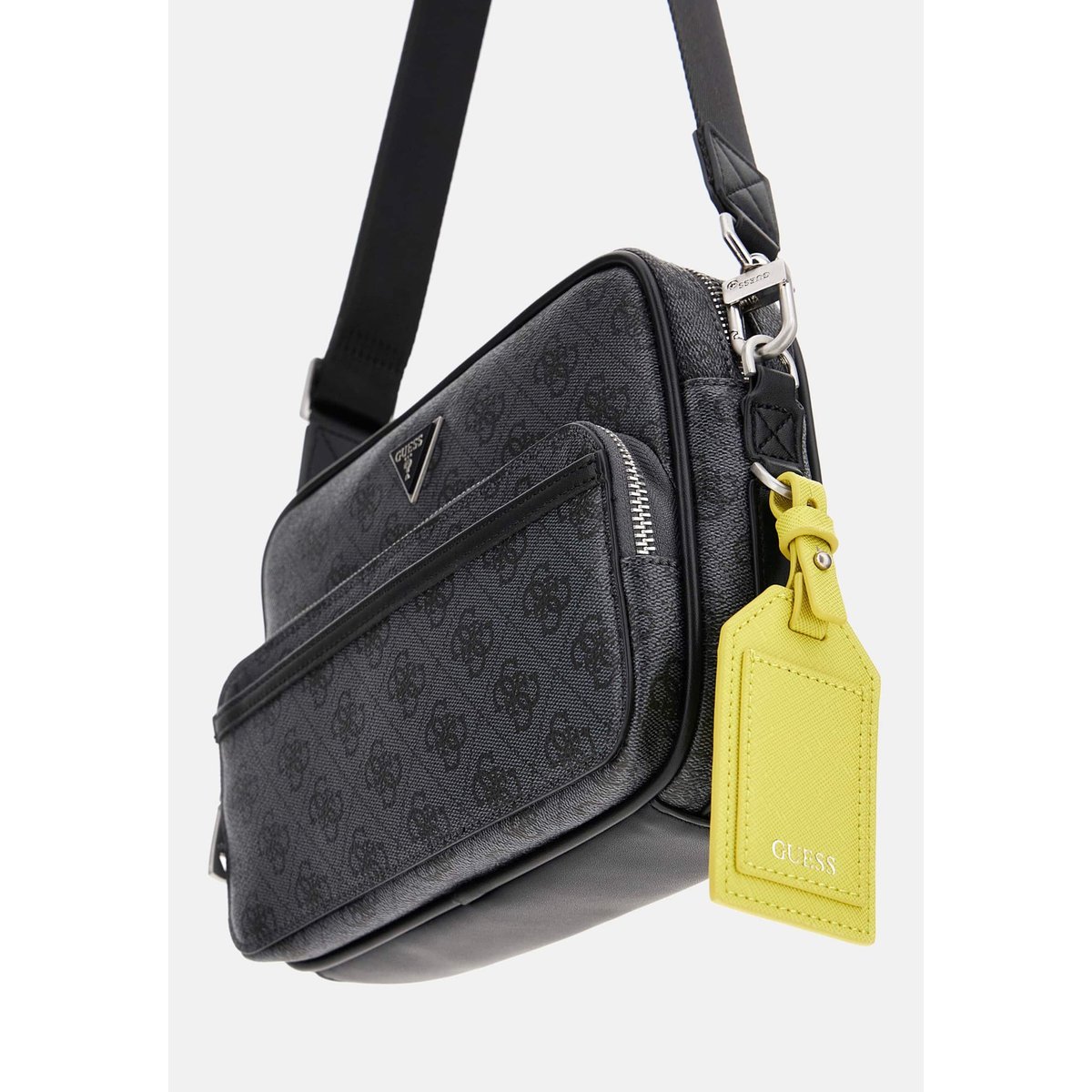 Mini Sac À Bandoulière Milano Logo 4G noir, GUESS