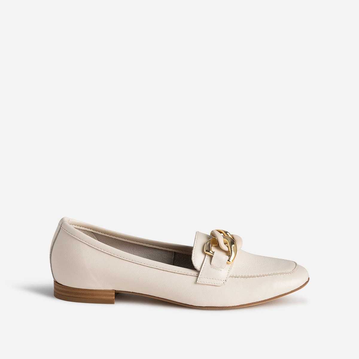 Mocassin en cuir FOGONY creme, ERAM