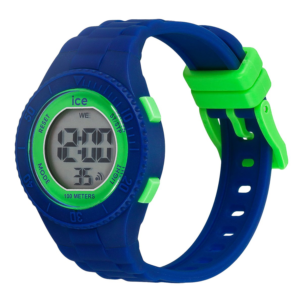 Montre Digital ICE DIGIT bleu gris bleu, ICE-WATCH
