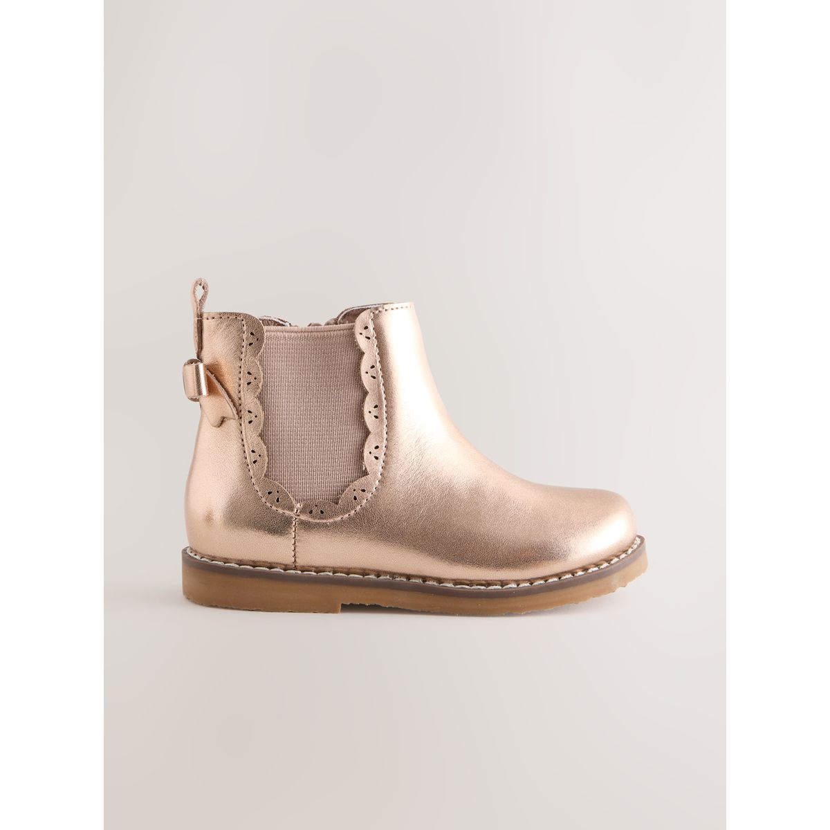 Bottines chelsea or rose, NEXT