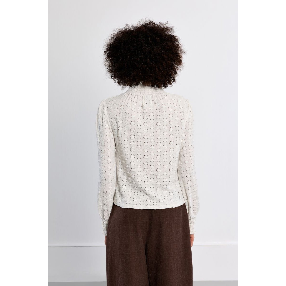 Sous-pull Victorien, en semi-transparence blanc, LILI SIDONIO