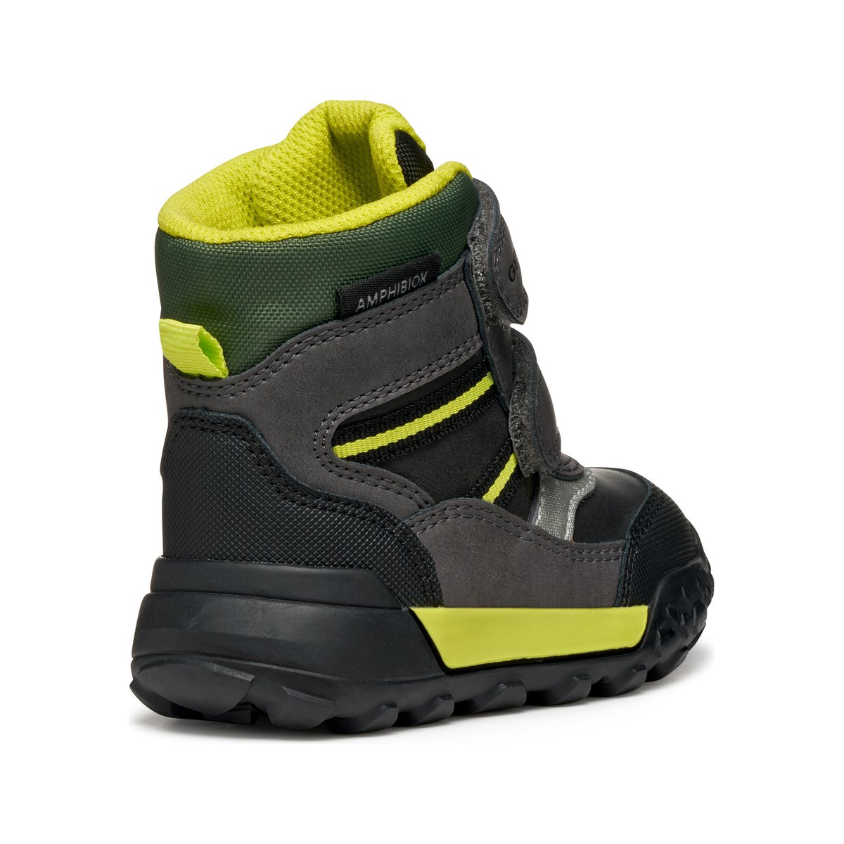 Bottes Mi-Mollet B TREKKYUP B ABX noir/vert fluo, GEOX