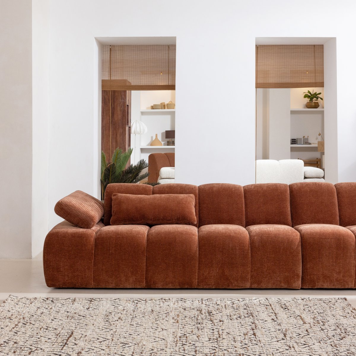 Tapis en laine melange JOSLIN naturel mélangé, WOOOD