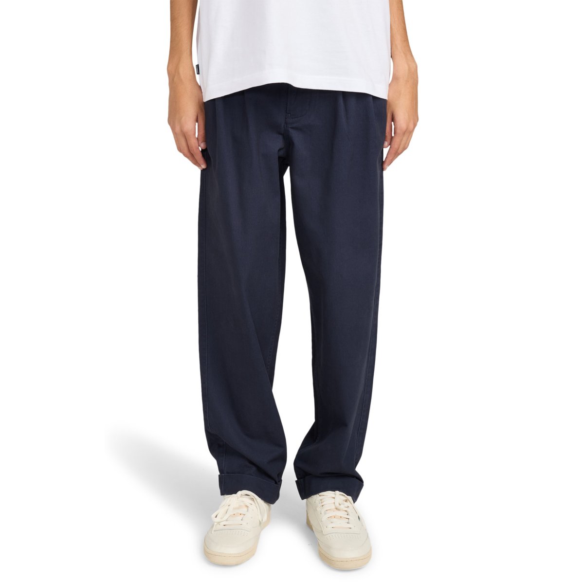 Chino BIG PLEATED bleu eclipse navy, ELEMENT