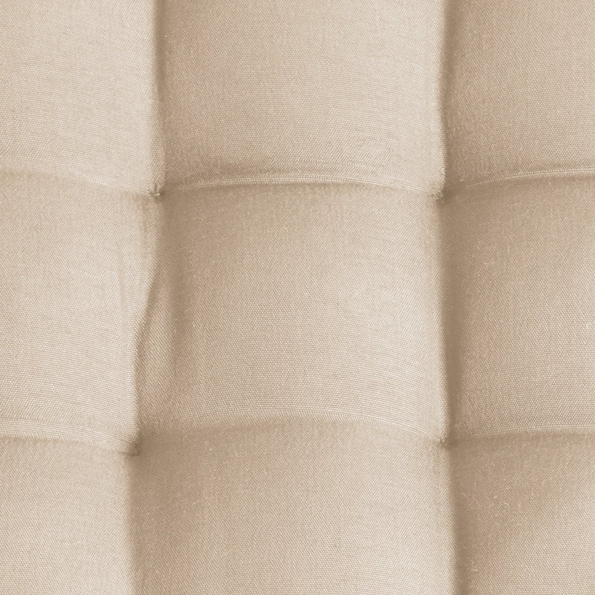 Lot de 4 galettes capitonnéees coton DIEGO beige, MAGMA HEIMTEX