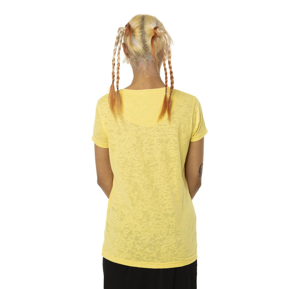 Tee shirt coton CLASSIC jaune, VON DUTCH