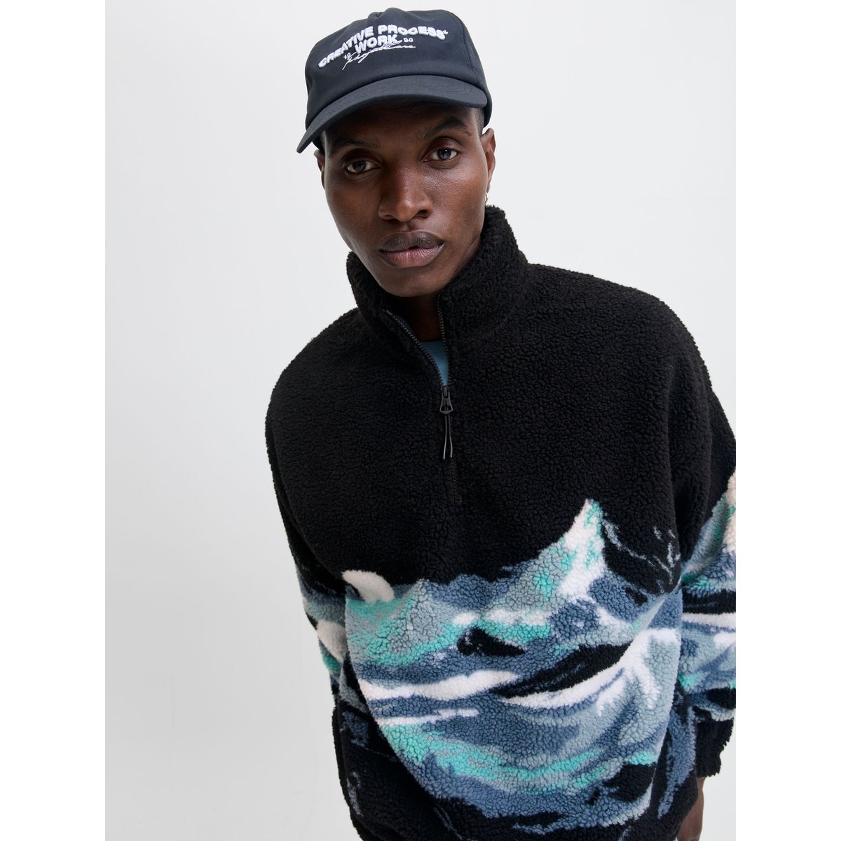 Sweat-Shirt En Polaire noire - black, JACK & JONES