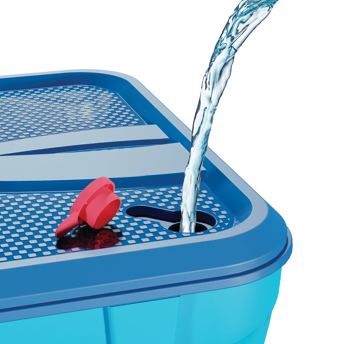 Panier de basketball Swingball toutes surfaces bleu - rouge - orange, SWINGBALL