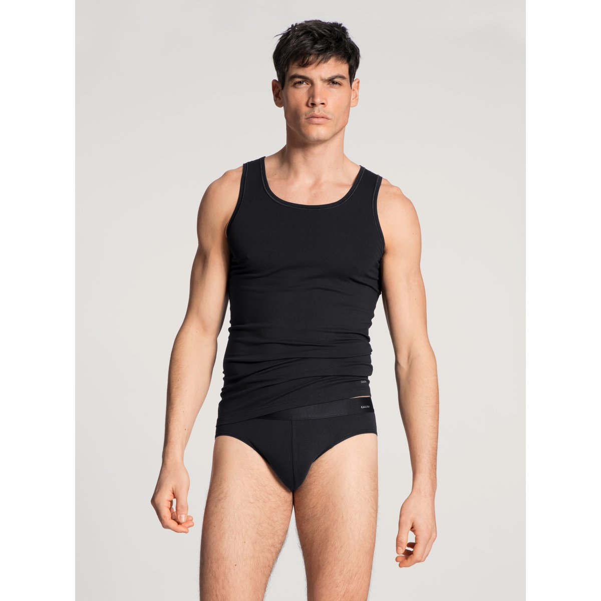 Debadeur sans manches Coton COTTON CODE noir, CALIDA