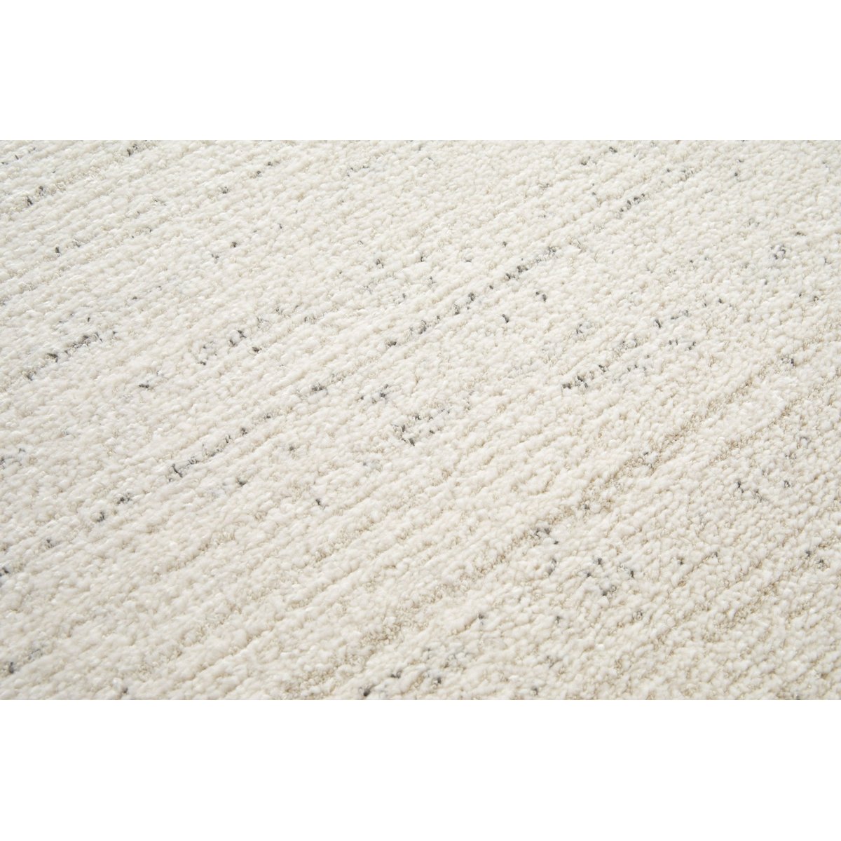 Tapis intérieur doux en polyester recyclé design VAIL beige sable, AFK LIVING
