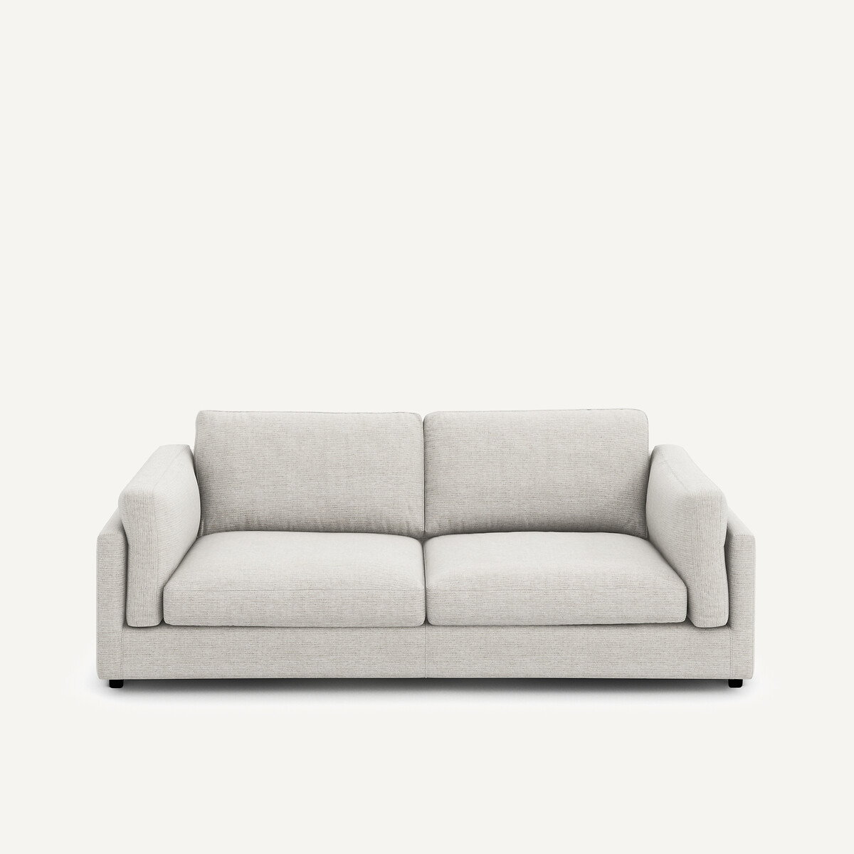 Schlafsofa, aus recycelter Baumwolle, CÉSAR hellgrau, AM.PM