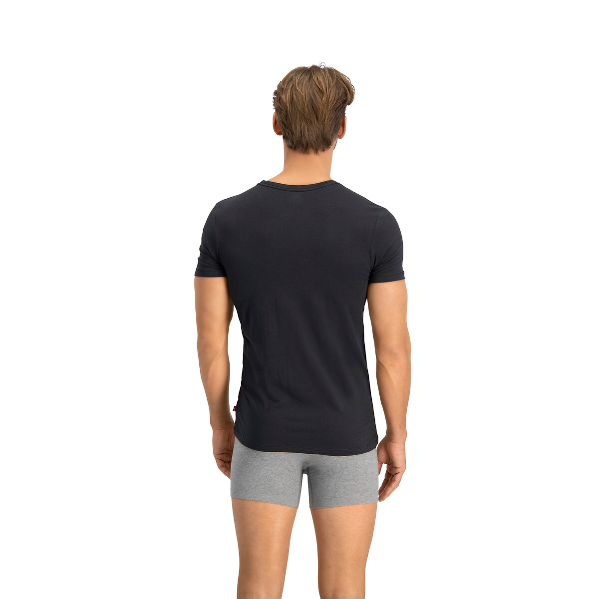 Lot de 2 t-shirts col rond noir + noir, LEVI'S
