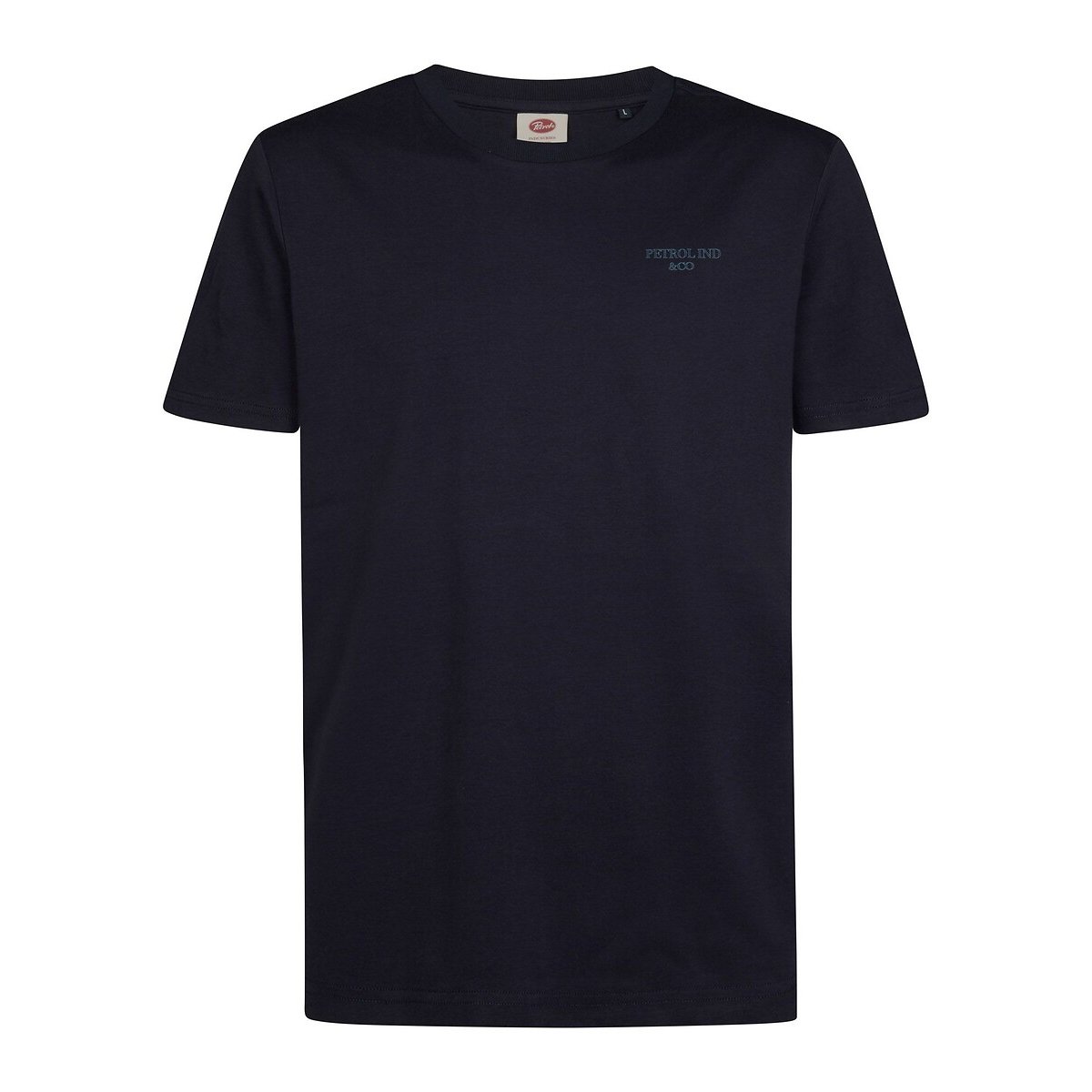 T-shirt col rond manches courtes bleu marine, PETROL INDUSTRIES