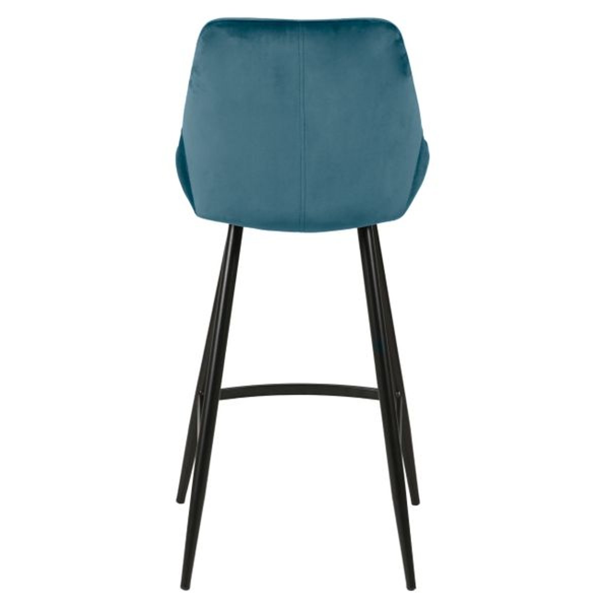 Chaise de bar velours bleu foncé, ZAGO