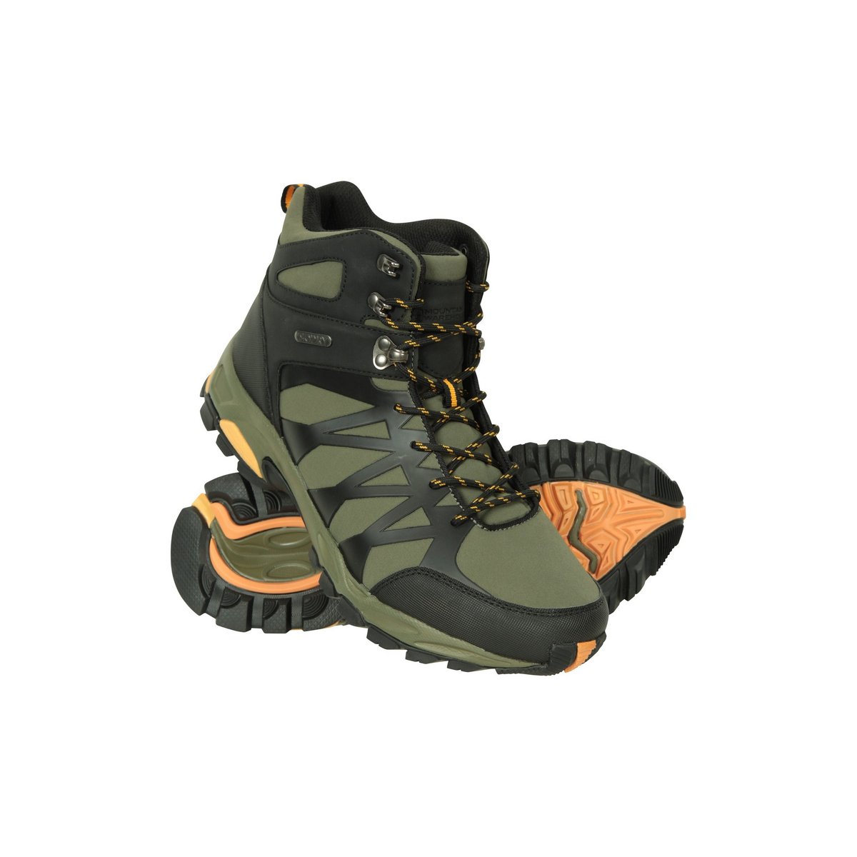 Bottines de randonnée TREKKER kaki, MOUNTAIN WAREHOUSE