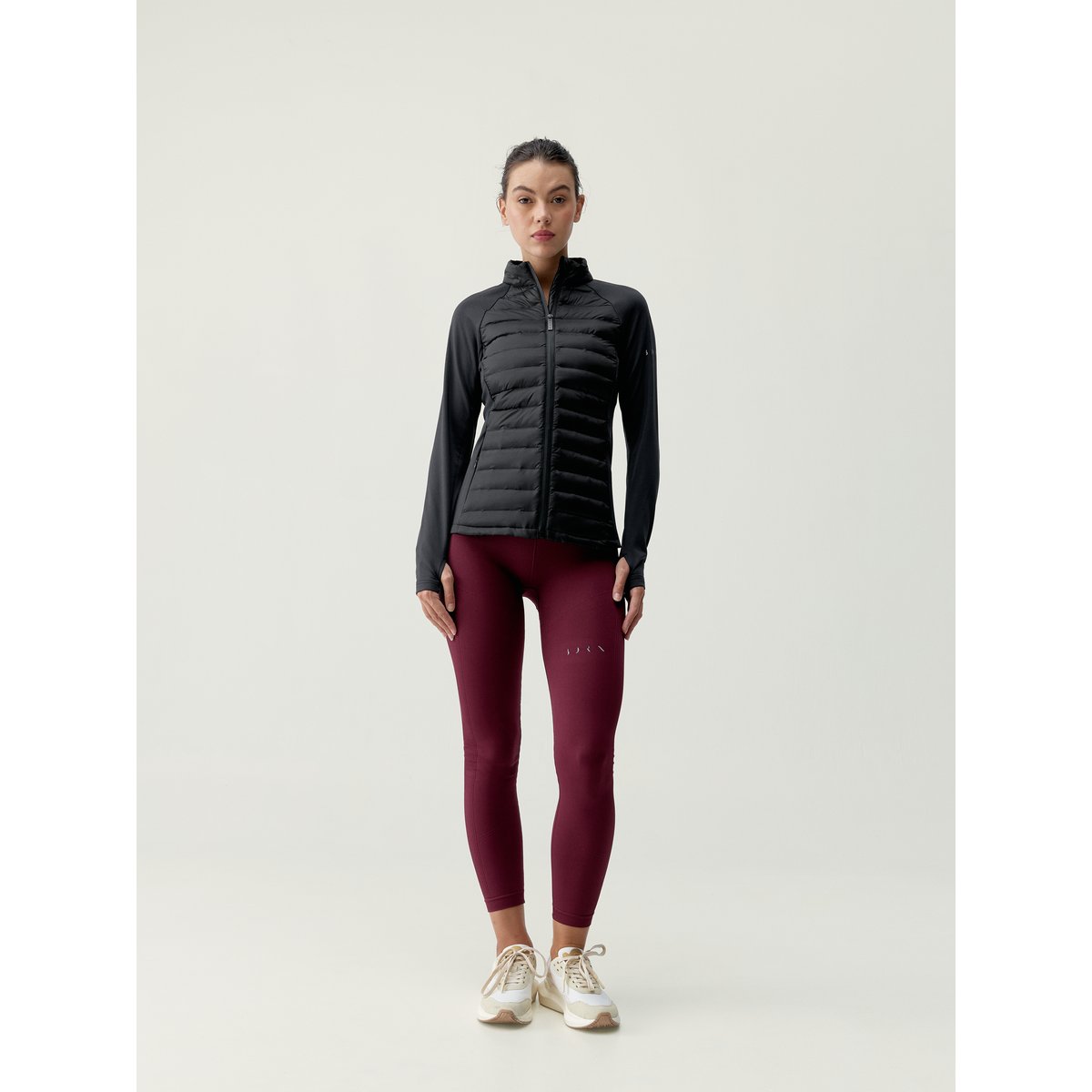 Veste de sport zippée Performance Athleisure ZURI noir, BORN