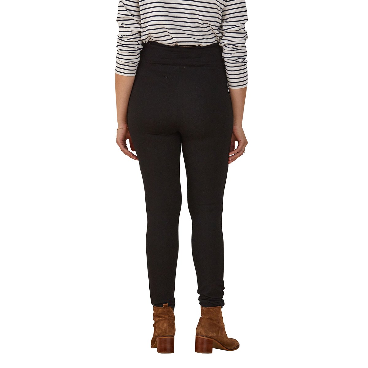 Legging de grossesse en maille milano noir, VERTBAUDET