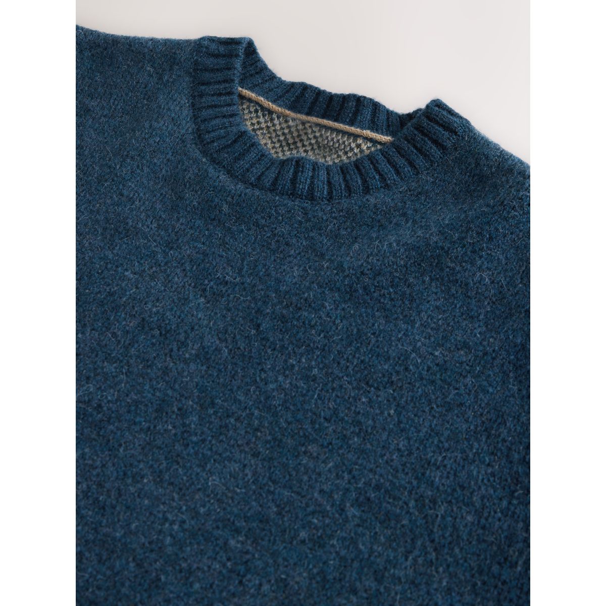 Pull ras du cou en mailleà motif montagnes bleu marine, NEXT
