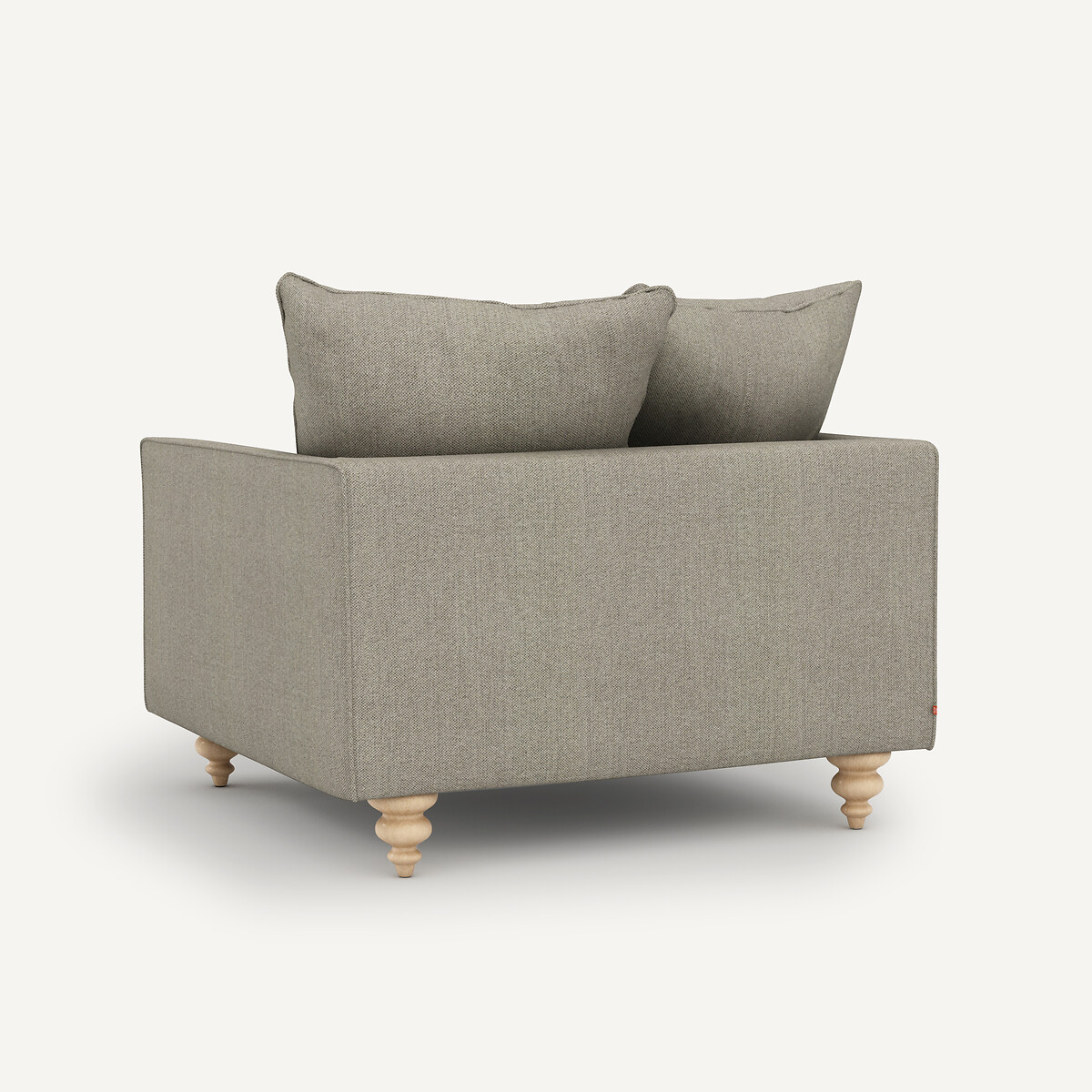 Sillón de tweed, Lazare natural/gris claro, AM.PM