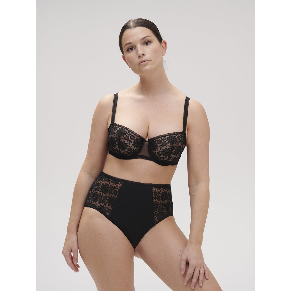 Culotte taille haute, AMAZONE noir, SIMONE PERELE