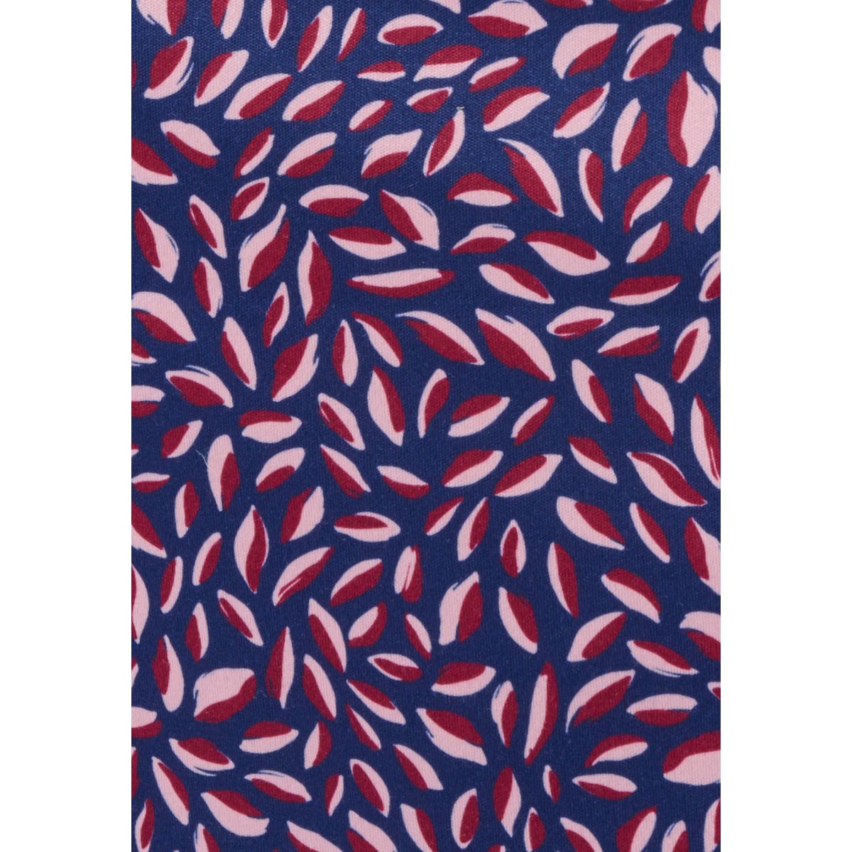 Robe maille chaude bleu marine feuillage, DAMART
