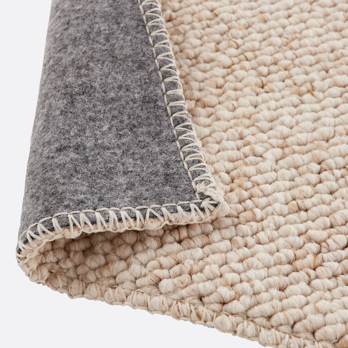Alfombra de rizo XL, Mako crudo, LA REDOUTE INTERIEURS