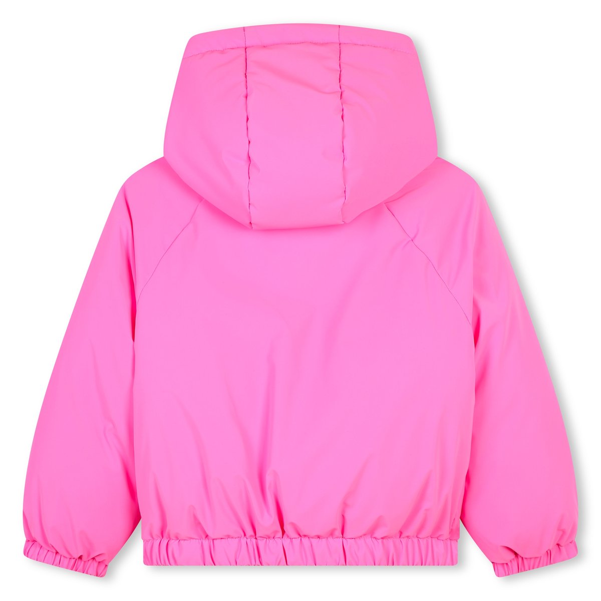 Doudoune multicolore à capuche rose flash, BILLIEBLUSH